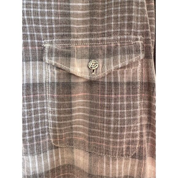 Tommy Bahama Mens XLT Coastline Corduroy Plaid Long Sleeve Button Down Shirt - Picture 3 of 8